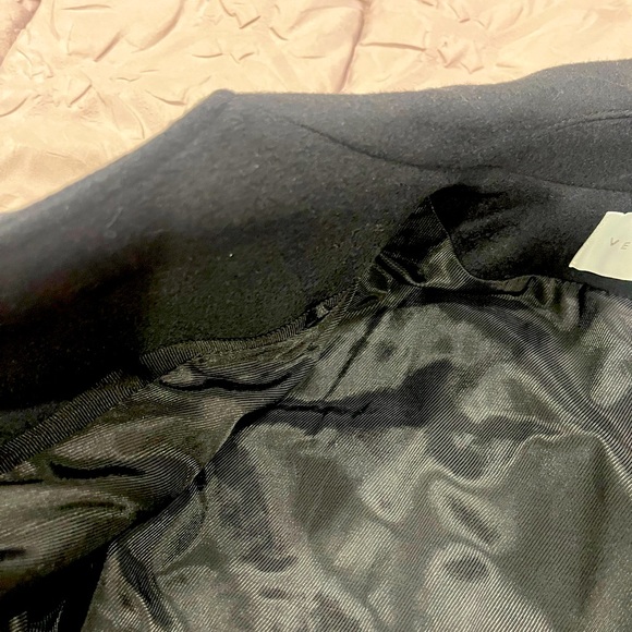 Veronica Beard Wool Trench coat with motorcycle and zipper detail sz 8 EUC - Picture 5 of 9